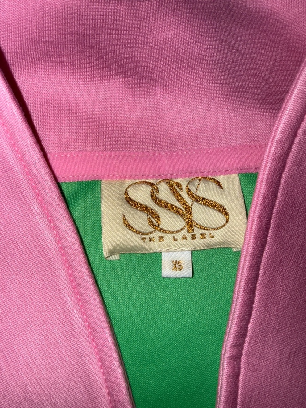 SSYS Colorblock Air Set In Green Baby Pink - Picture 4 of 7